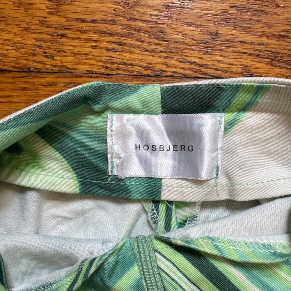 Green Boot Cut Pants